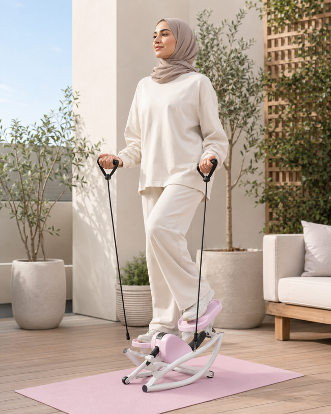 Woman using RockStep